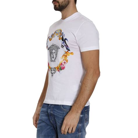 versace collection t shirt white|authentic versace shirt.